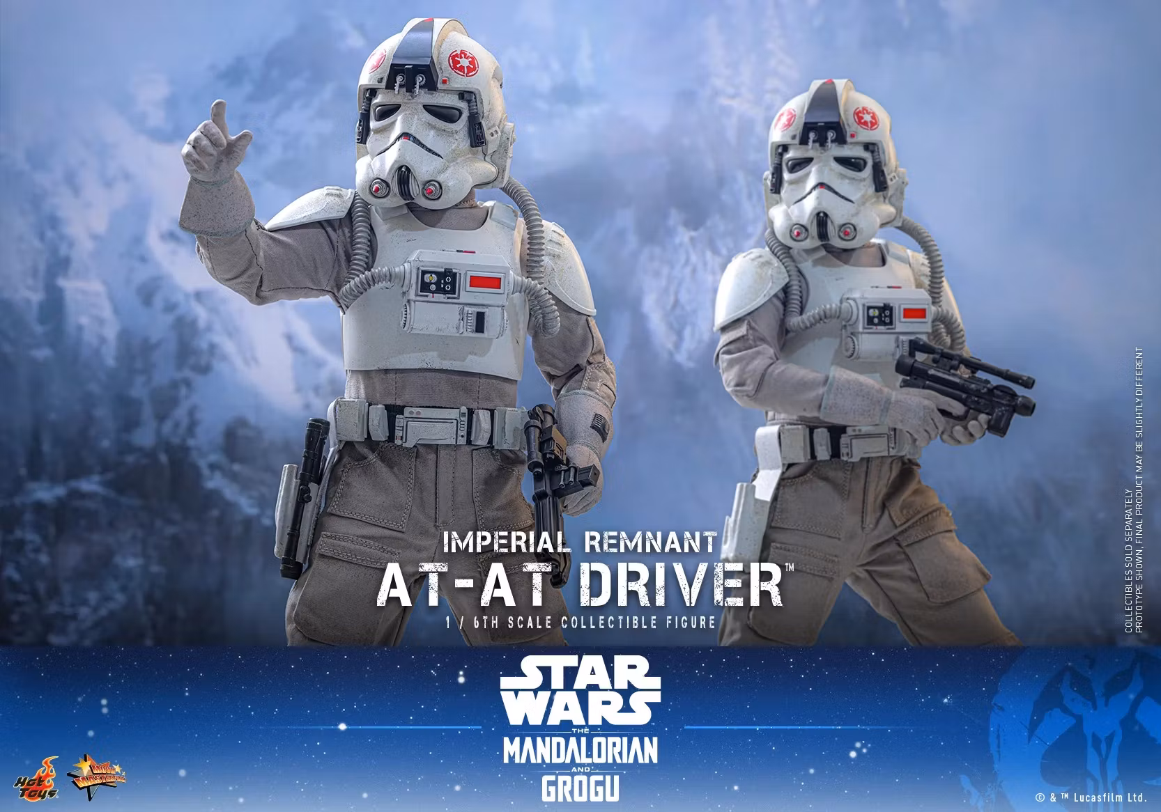 Star Wars: The Mandalorian & Grogu MMS845 Imperial Remnant AT-AT Driver 1/6th Scale Collectible Figure