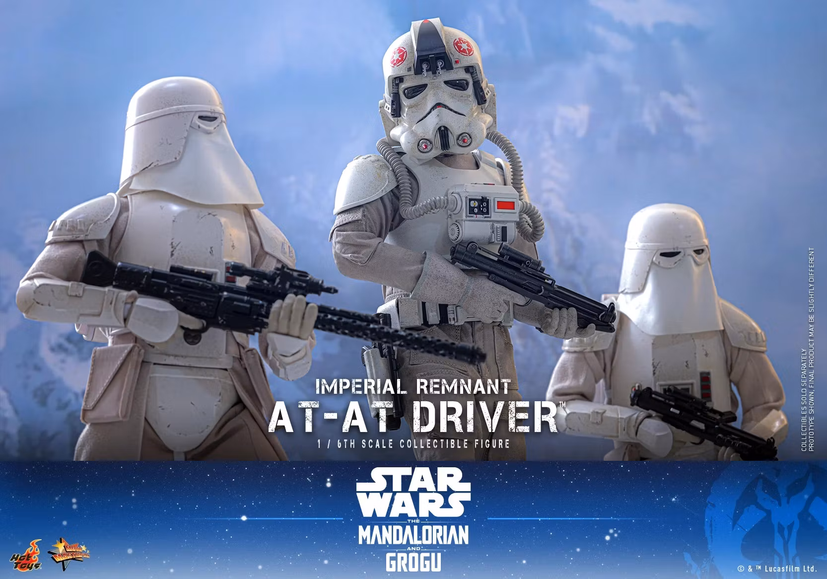 Star Wars: The Mandalorian & Grogu MMS845 Imperial Remnant AT-AT Driver 1/6th Scale Collectible Figure