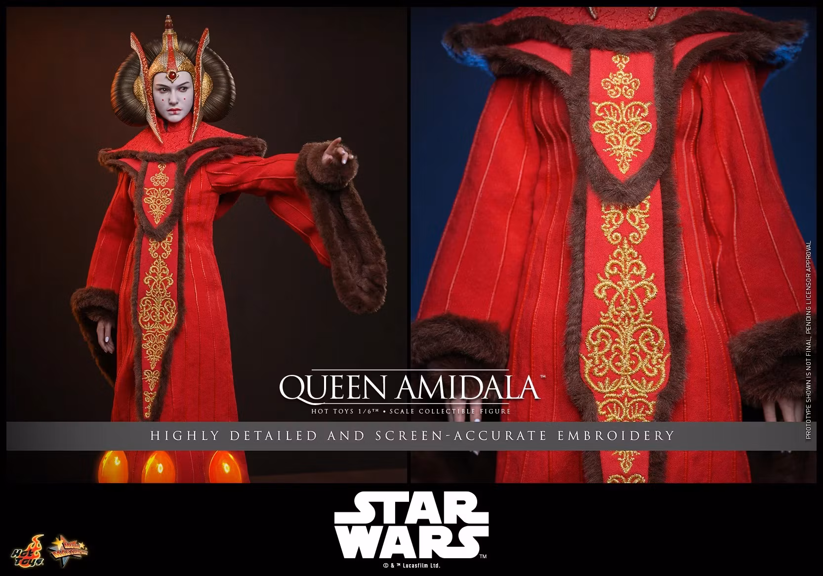 Star Wars: The Phantom Menace MMS883 Queen Amidala 1/6th Scale Collectible Figure
