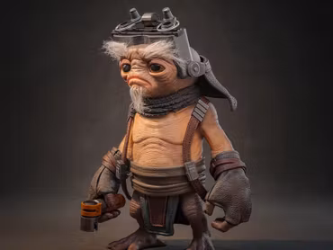 Star Wars: The Mandalorian and Grogu LMS018 Keeto (Anzellan Droidsmith) Life-Size Collectible Figure