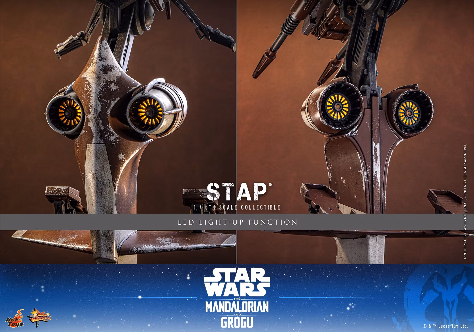 Star Wars: The Mandalorian & Grogu MMS886 STAP 1/6th Scale Collectible