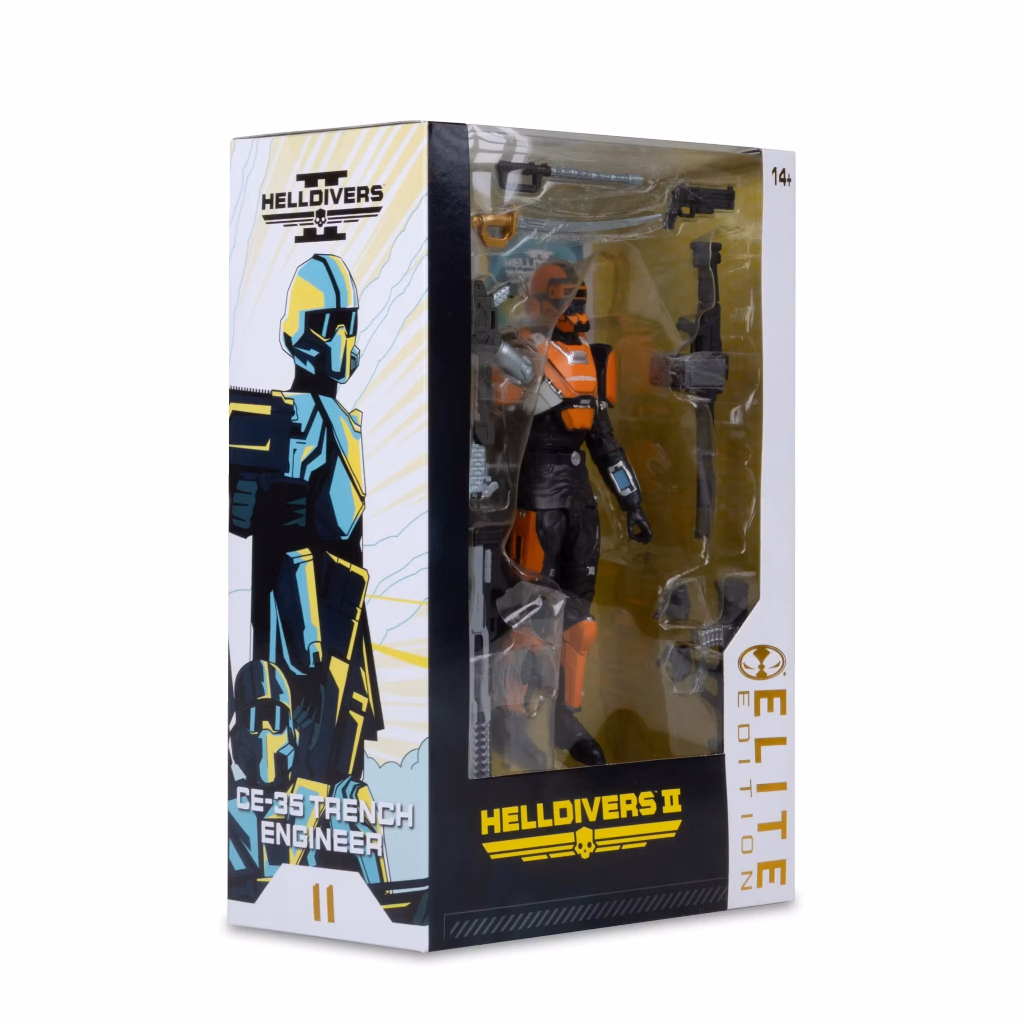 Helldivers 2 McFarlane Elite Edition #11 CE-35 Trench Engineer Deluxe Action Figure