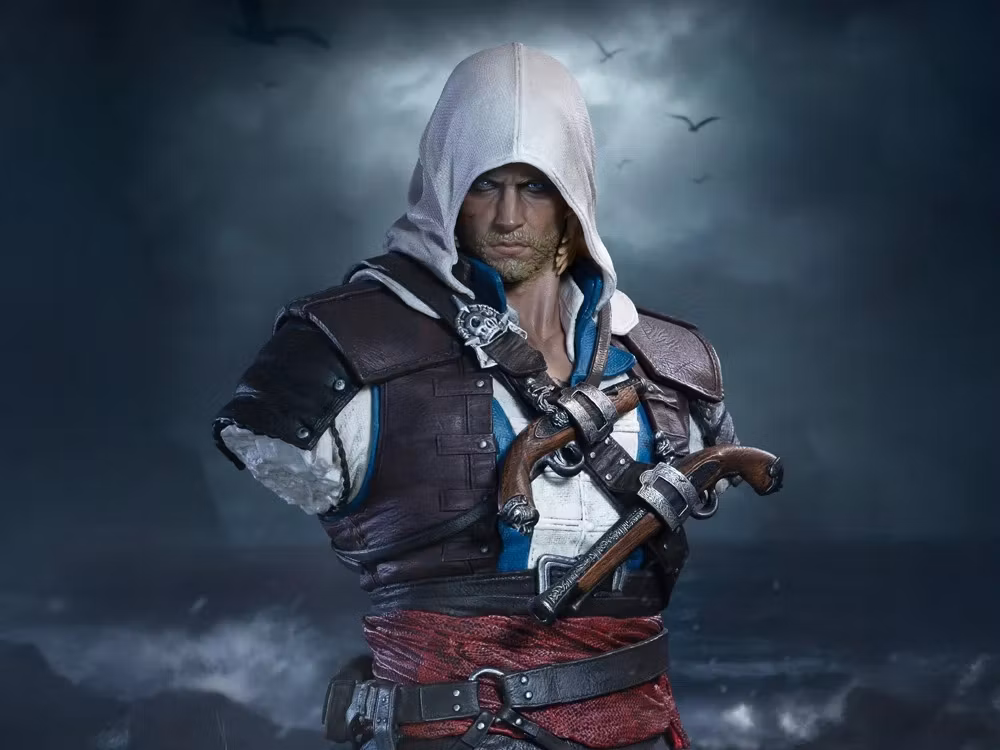 Assassin's Creed IV: Black Flag Resynced Edward 1/4 Scale Bust