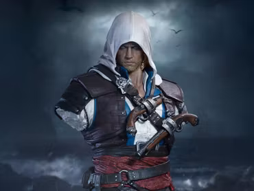 Assassin's Creed IV: Black Flag Resynced Edward 1/4 Scale Bust