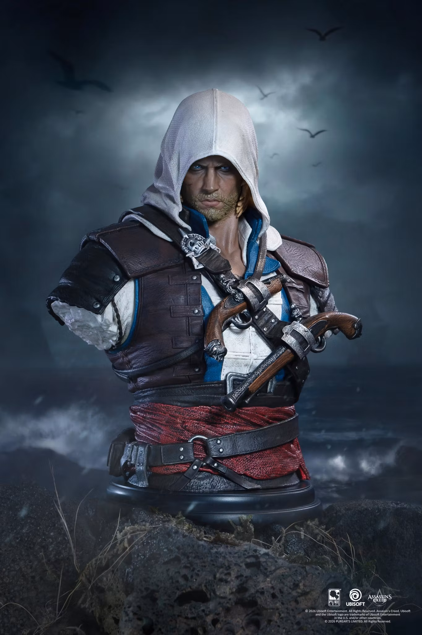 Assassin's Creed IV: Black Flag Resynced Edward 1/4 Scale Bust