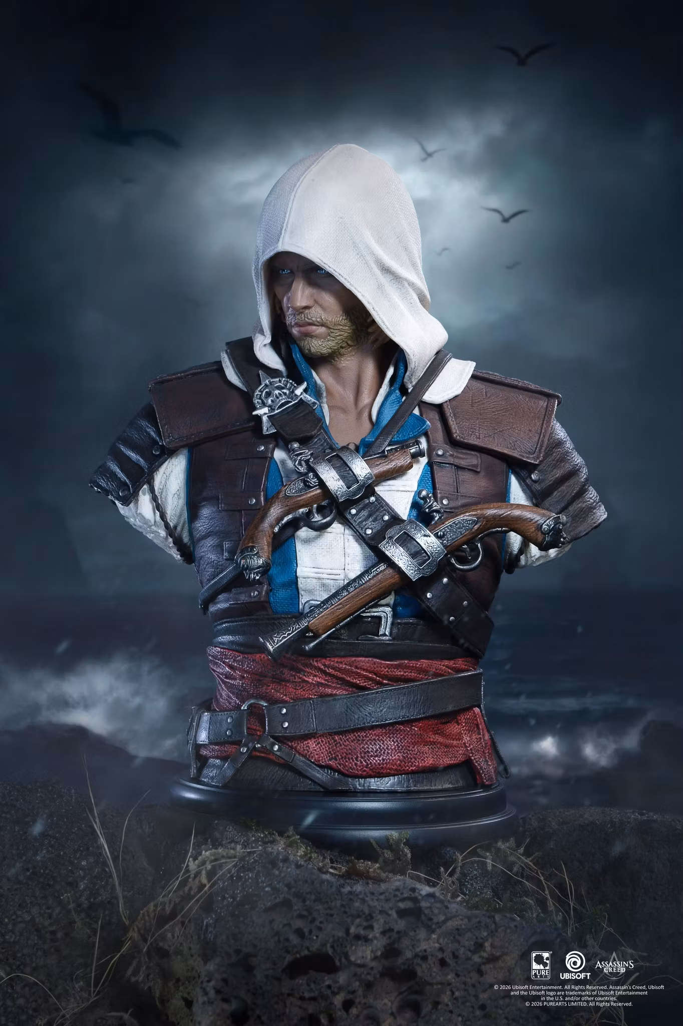 Assassin's Creed IV: Black Flag Resynced Edward 1/4 Scale Bust