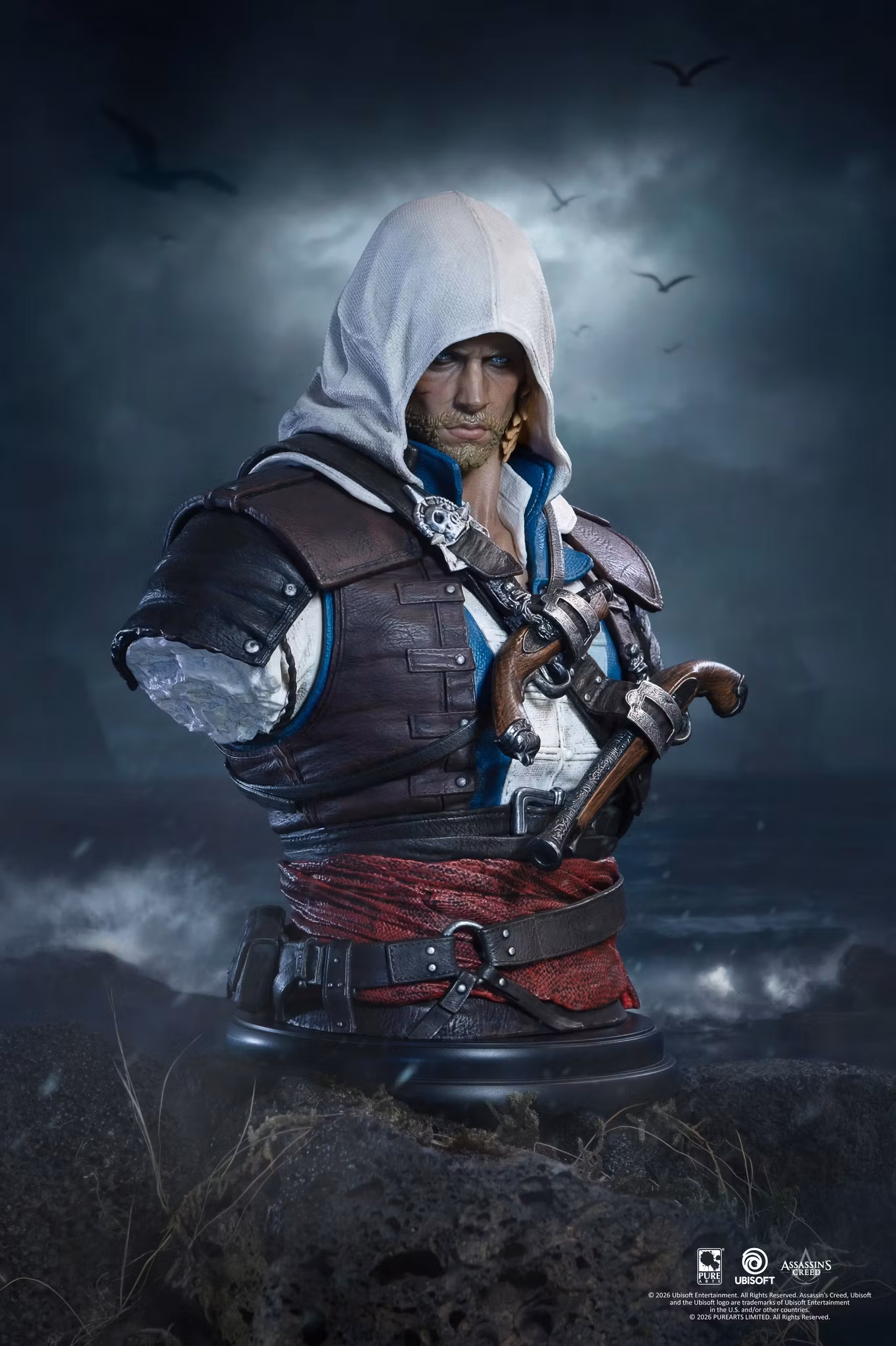 Assassin's Creed IV: Black Flag Resynced Edward 1/4 Scale Bust