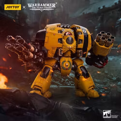 Warhammer: The Horus Heresy Imperial Fists Leviathan Dreadnought with Cyclonic Melta Lance and Storm Cannon 1/18 Scale Action Figure