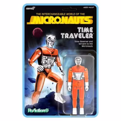 Micronauts ReAction+ Action Figure Wave 04 Time Traveler (Translucent Orange)
