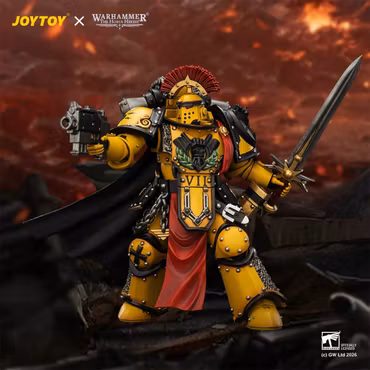 Warhammer: The Horus Heresy Imperial Fists Legion Praetor in Mk III Armour 1/18 Scale Action Figure