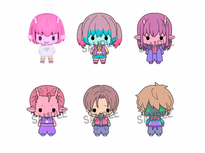 Milky Subway The Galactic Limited Express Chokorin Mascot Boxed Set of 6 Figures