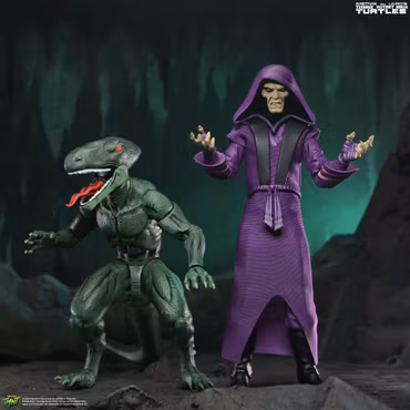 Teenage Mutant Ninja Turtles Daimyo Orkai & Raptor (Mirage Comics) Action Figure Two-Pack