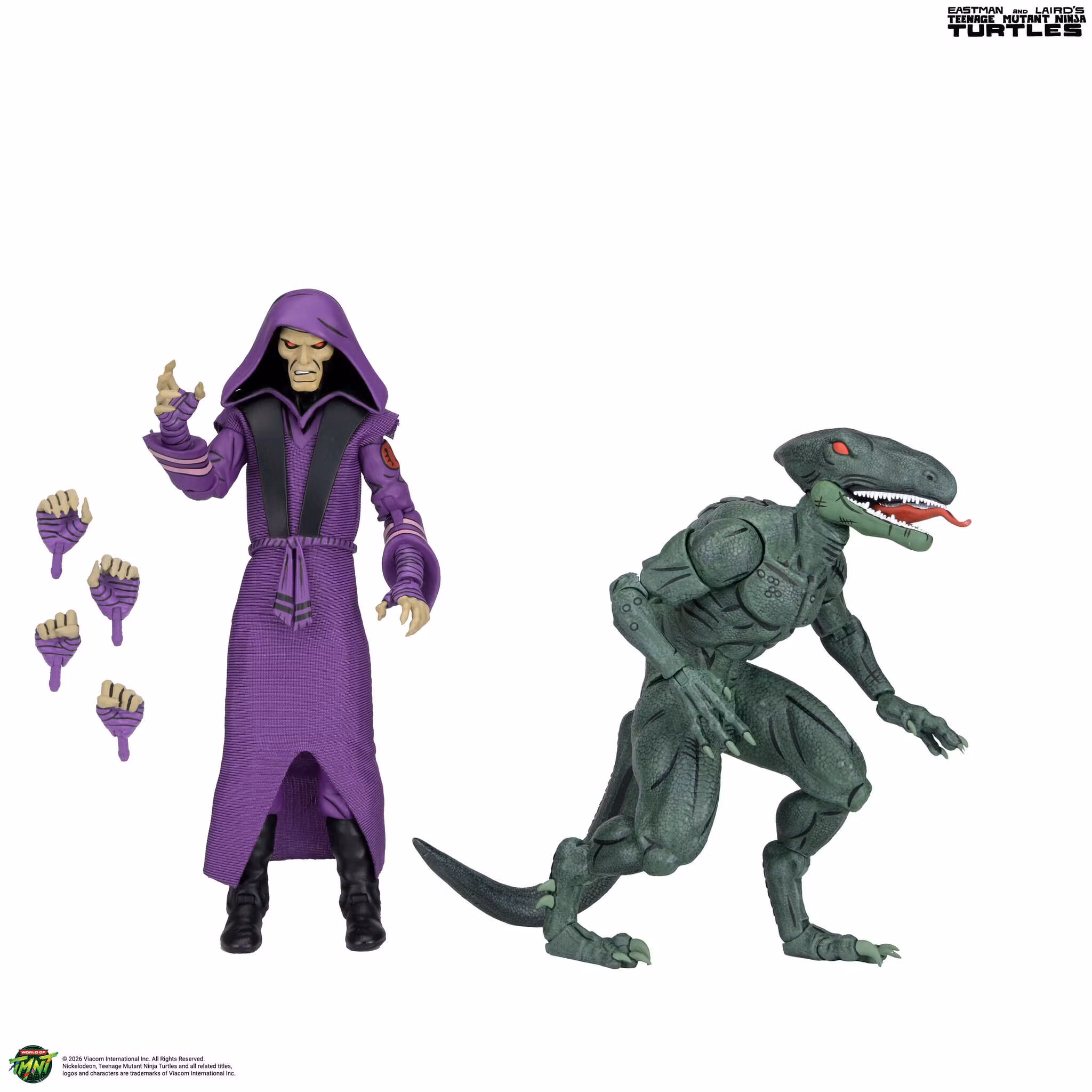 Teenage Mutant Ninja Turtles Daimyo Orkai & Raptor (Mirage Comics) Action Figure Two-Pack