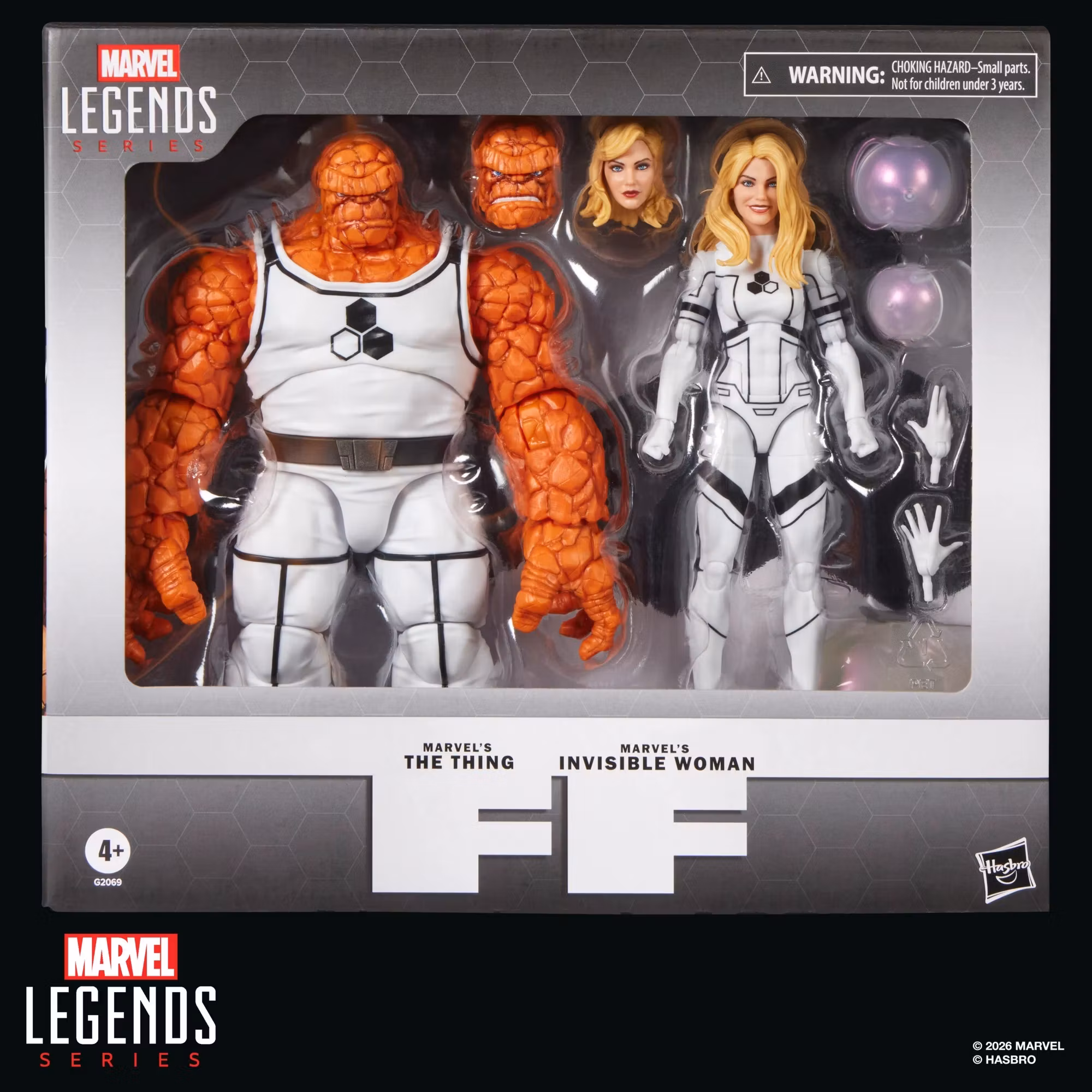 Future Foundation Marvel Legends Marvel's The Thing & Marvel's Invisible Woman Action Figure Two-Pack