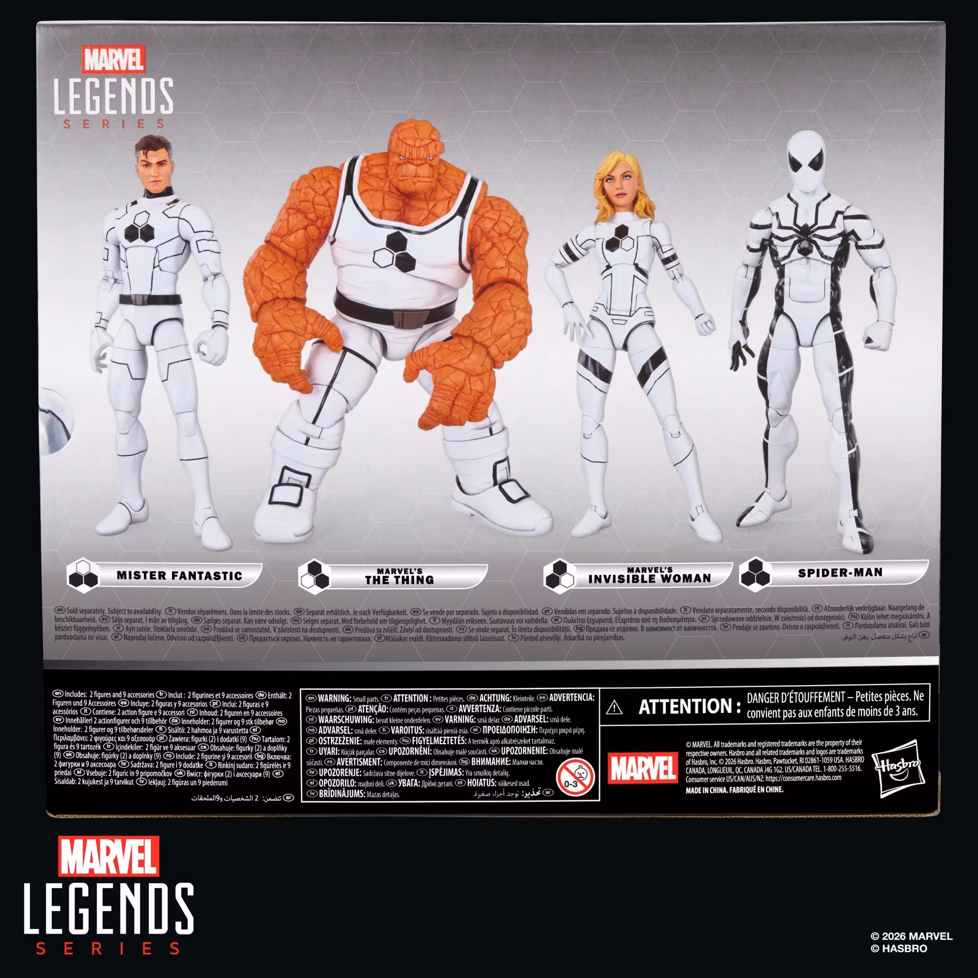 Future Foundation Marvel Legends Marvel's The Thing & Marvel's Invisible Woman Action Figure Two-Pack