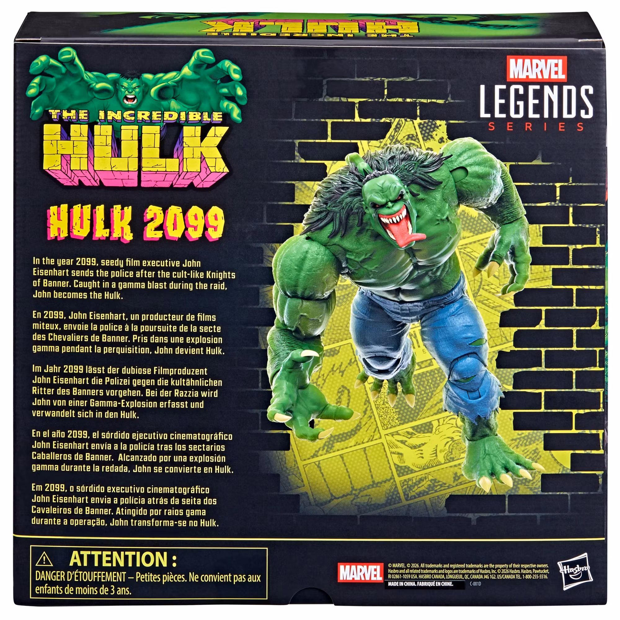 The Incredible Hulk Marvel Legends Hulk 2099 Action Figure