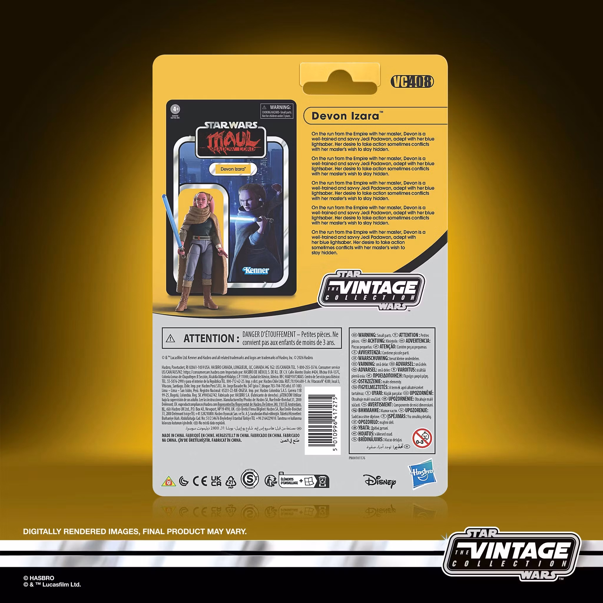 Star Wars: The Vintage Collection Devon Izara (Maul- Shadow Lord) Action Figure
