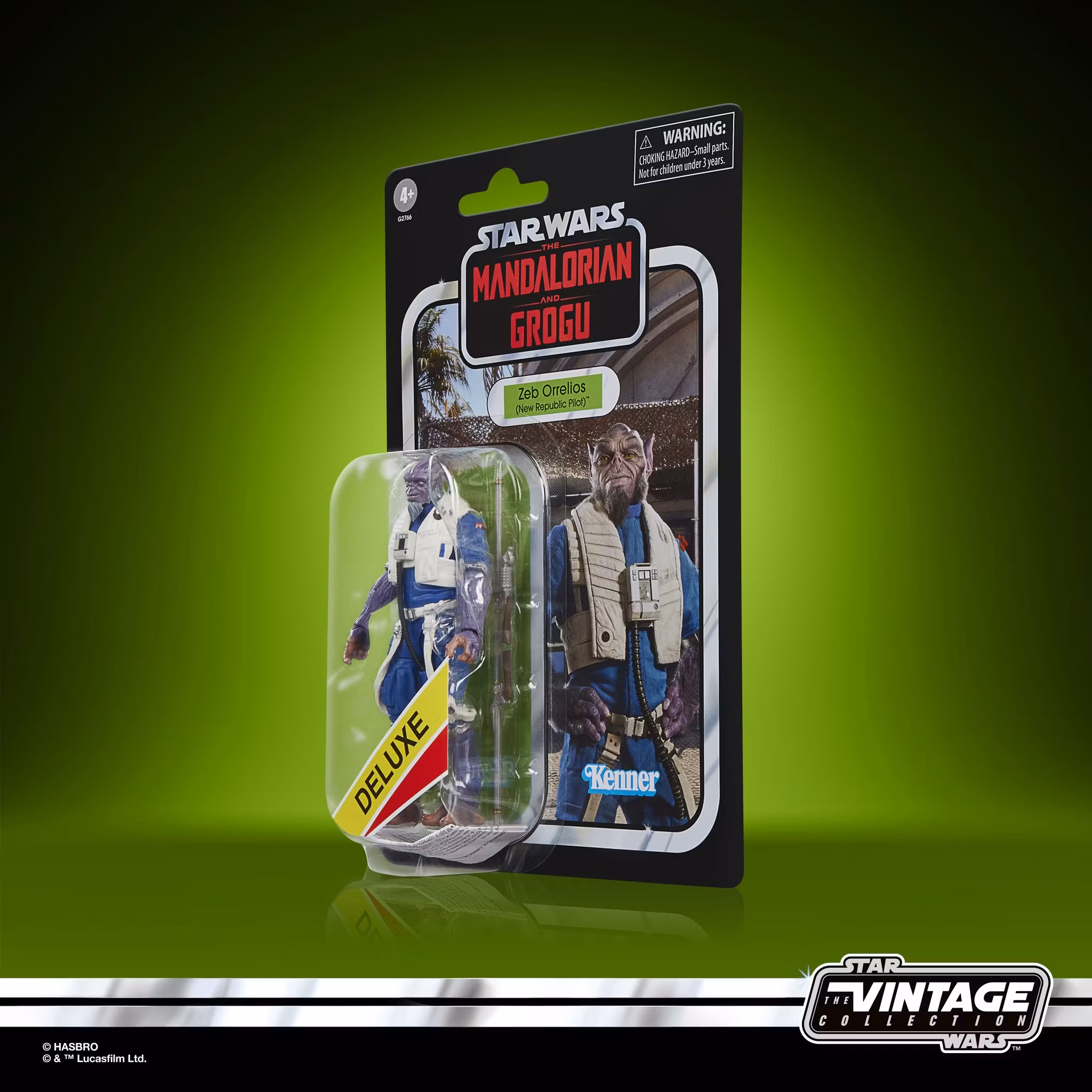 Star Wars: The Vintage Collection Zeb Orrelios (New Republic Pilot) Deluxe Action Figure (The Mandalorian and Grogu)