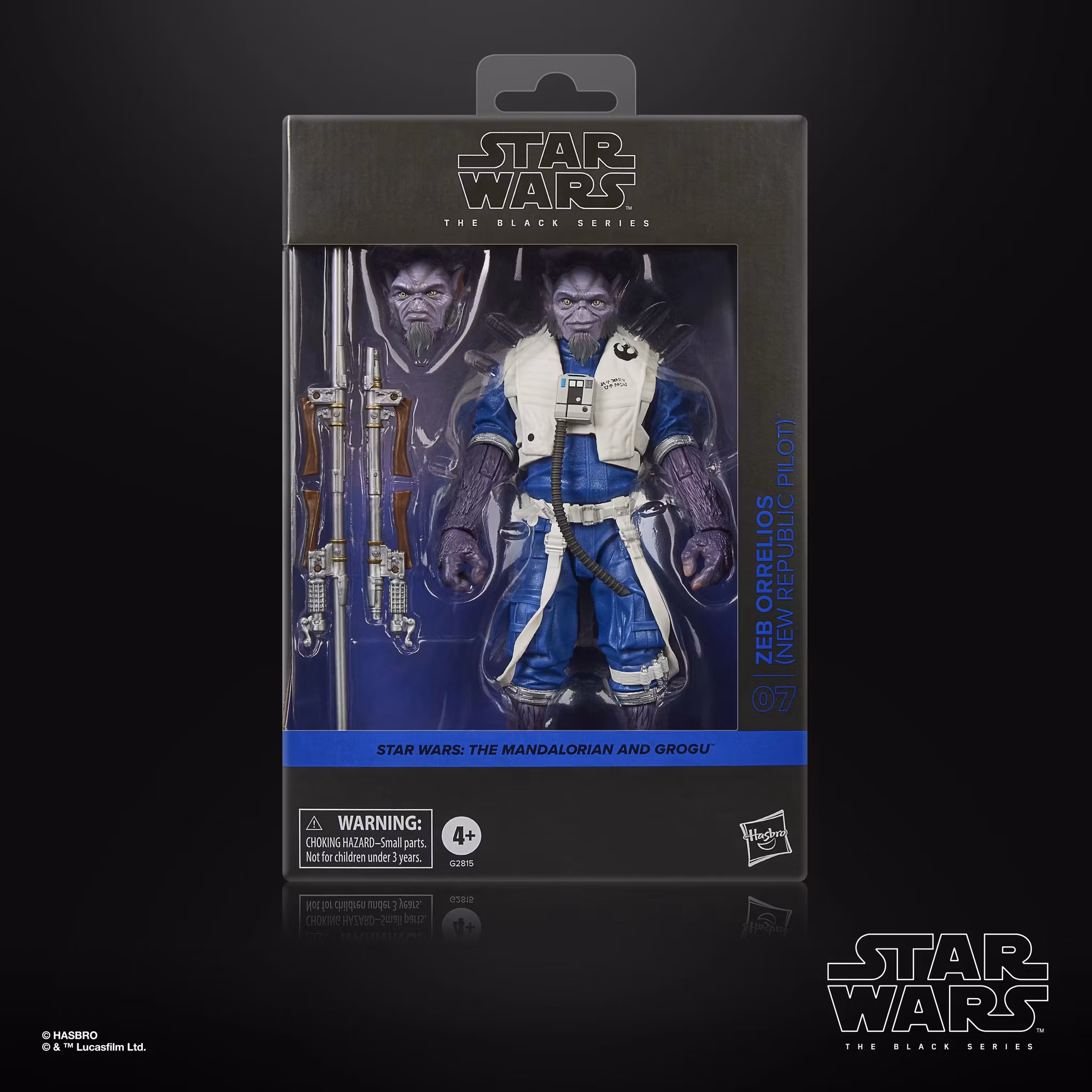 Star Wars: The Black Series Zeb (New Republic Pilot) Deluxe Action Figure (The Mandalorian and Grogu)