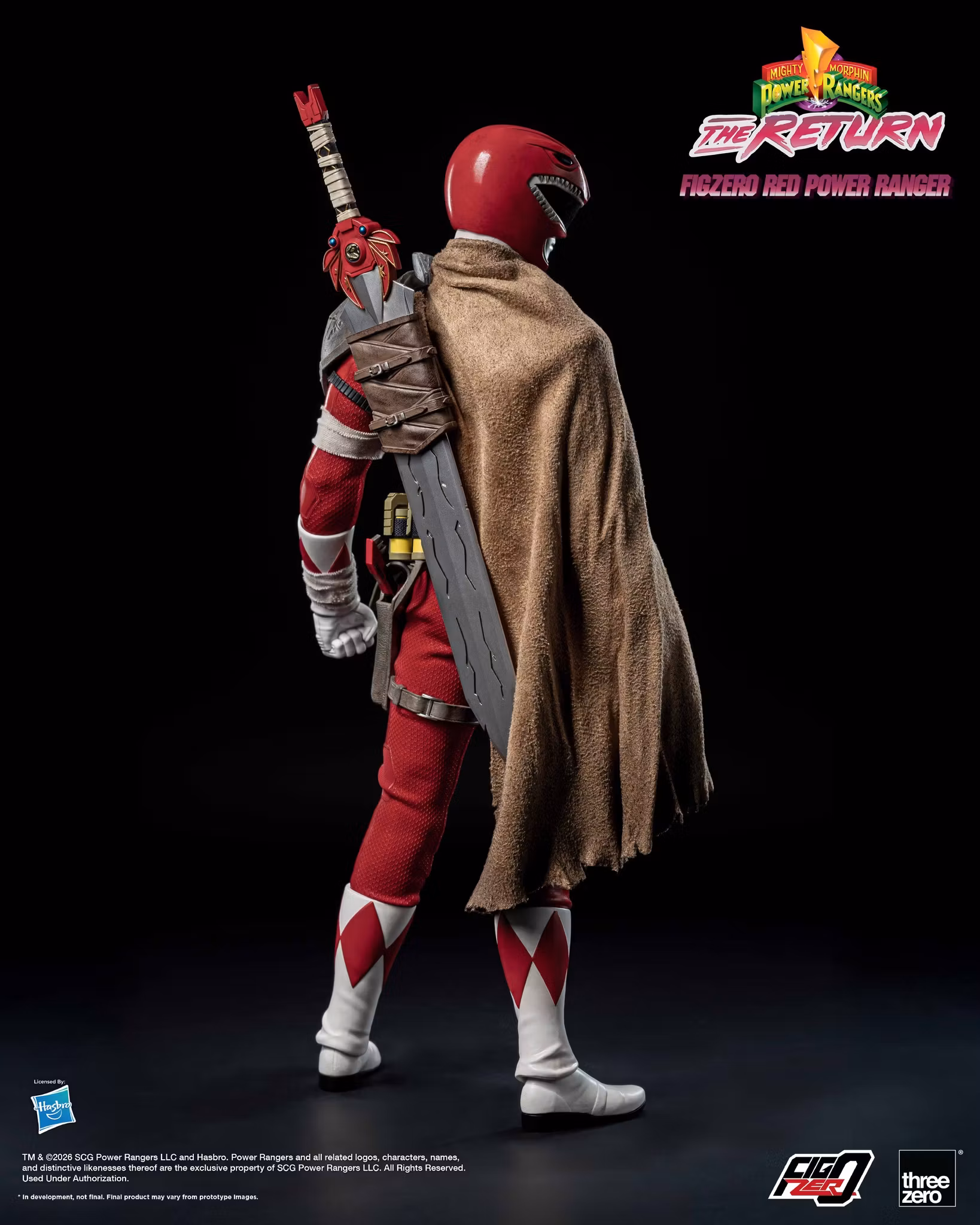 Mighty Morphin Power Rangers: The Return FigZero Red Ranger 1/6 Scale Action Figure