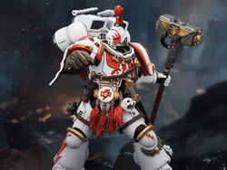 Warhammer 40,000: Space Marine 2 White Scars Assault Intercessor Champion (Game Edition) 1/18 Scale Action Figure