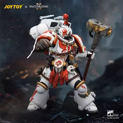 Warhammer 40,000: Space Marine 2 White Scars Assault Intercessor Champion (Game Edition) 1/18 Scale Action Figure