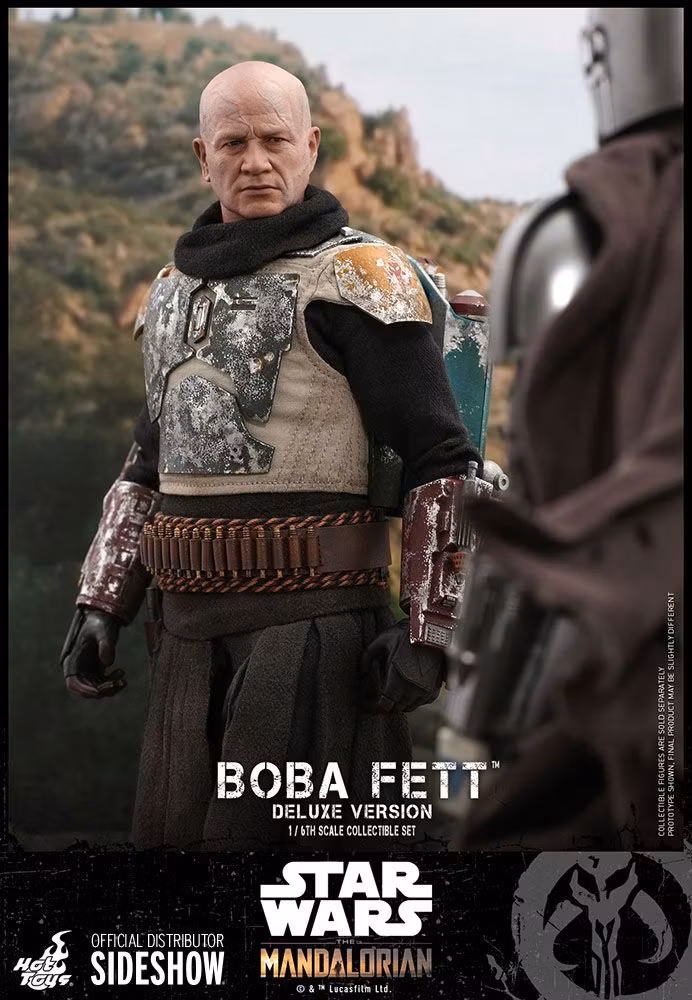The Mandalorian TMS034 Deluxe Boba Fett 1/6th Scale Collectible Figure Set