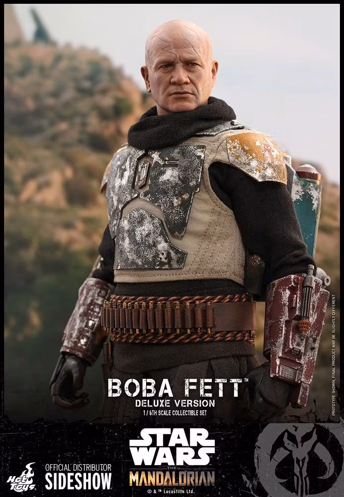 The Mandalorian TMS034 Deluxe Boba Fett 1/6th Scale Collectible Figure Set