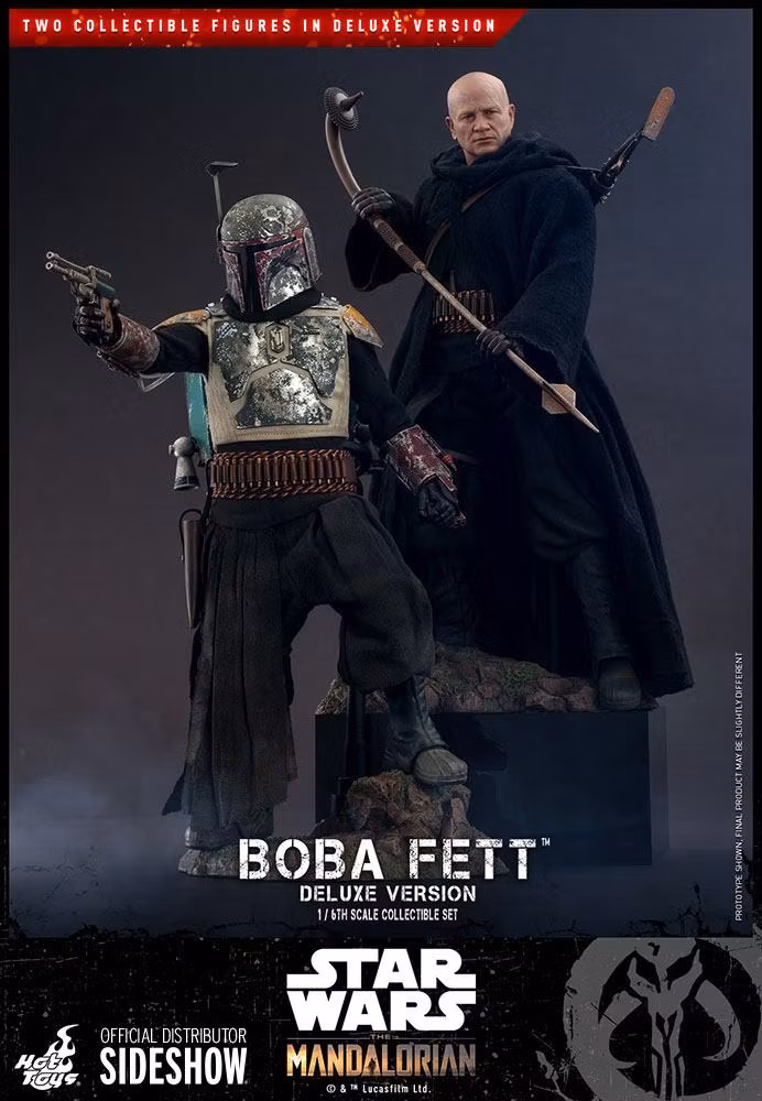 The Mandalorian TMS034 Deluxe Boba Fett 1/6th Scale Collectible Figure Set