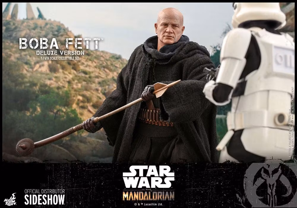 The Mandalorian TMS034 Deluxe Boba Fett 1/6th Scale Collectible Figure Set