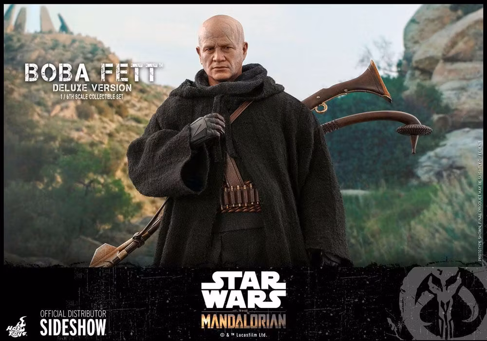The Mandalorian TMS034 Deluxe Boba Fett 1/6th Scale Collectible Figure Set