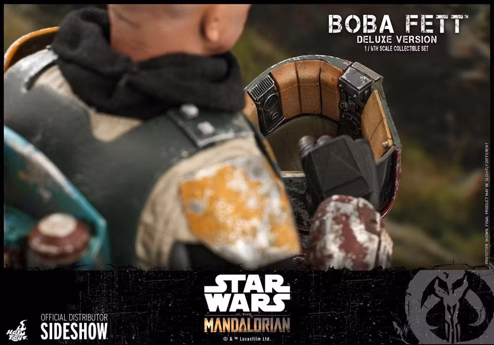 The Mandalorian TMS034 Deluxe Boba Fett 1/6th Scale Collectible Figure Set