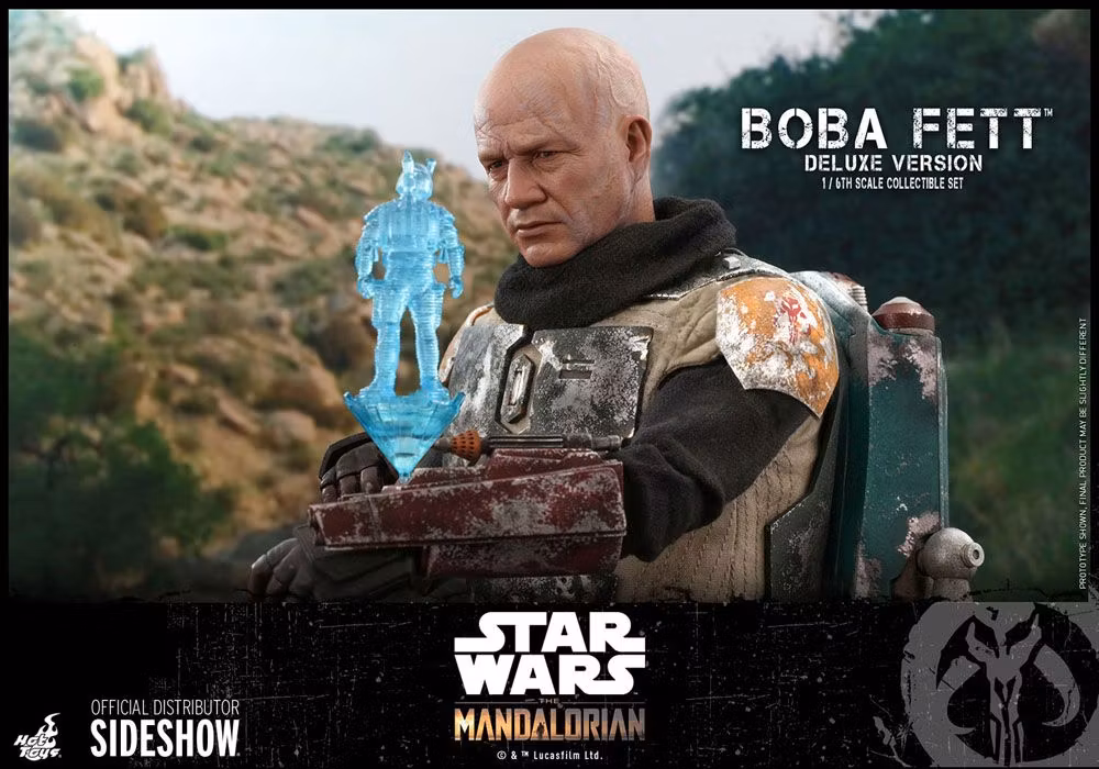 The Mandalorian TMS034 Deluxe Boba Fett 1/6th Scale Collectible Figure Set