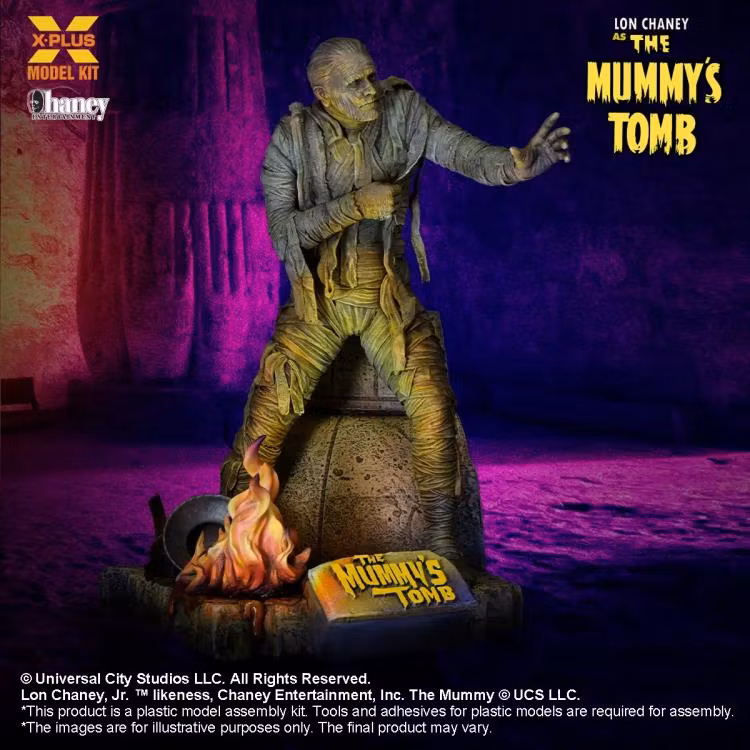 The Mummy's Tomb Lon Chaney as The Mummy 1/8 Scale Model Kit