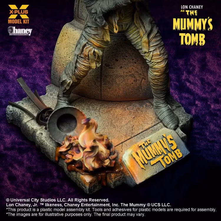 The Mummy's Tomb Lon Chaney as The Mummy 1/8 Scale Model Kit
