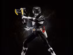 Mighty Morphin Power Rangers Furai Action Black Ranger Action Figure