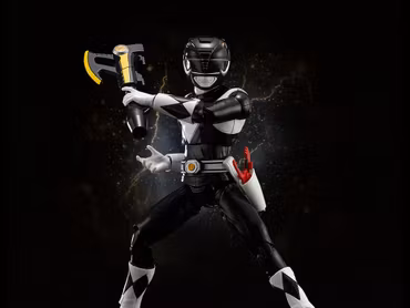 Mighty Morphin Power Rangers Furai Action Black Ranger Action Figure