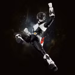 Mighty Morphin Power Rangers Furai Action Black Ranger Action Figure