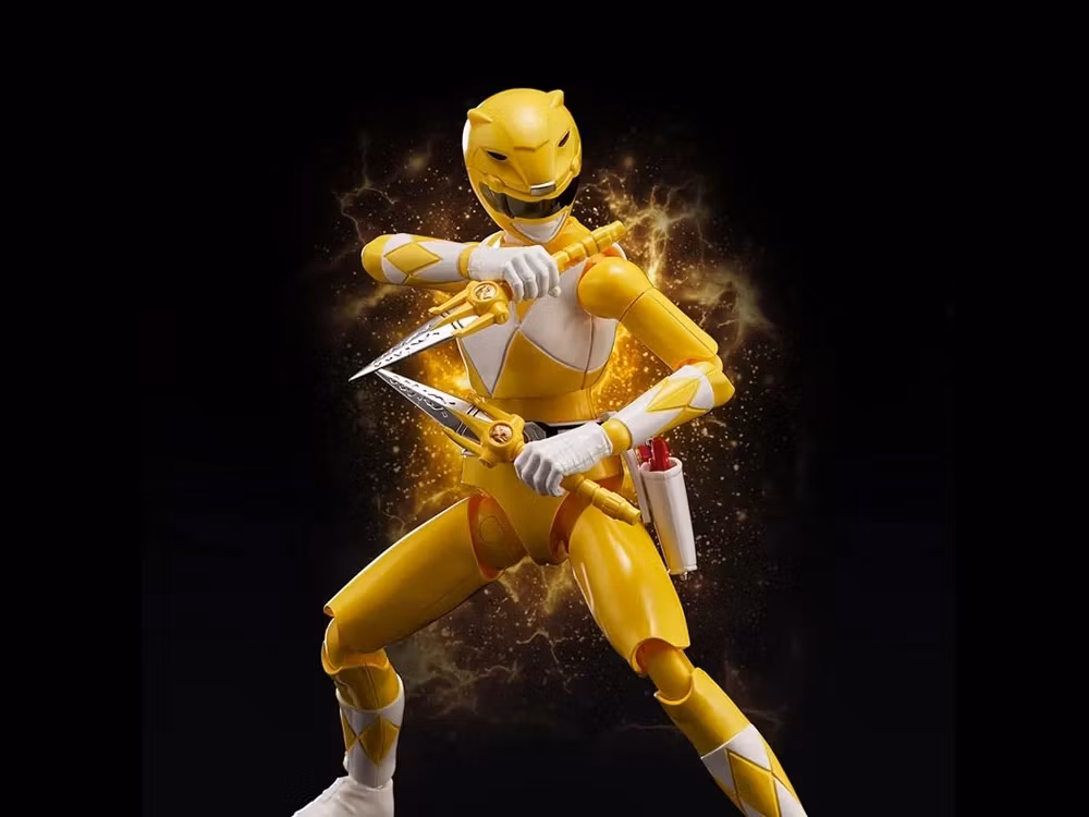 Mighty Morphin Power Rangers Furai Action Yellow Ranger Action Figure