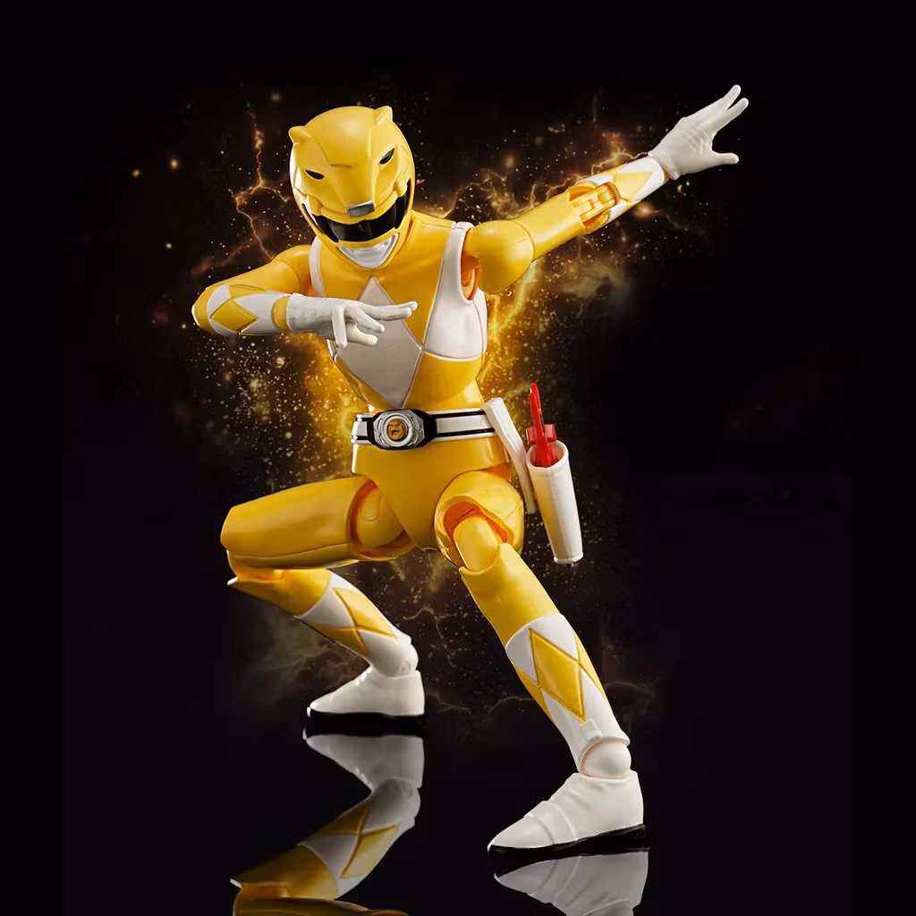 Mighty Morphin Power Rangers Furai Action Yellow Ranger Action Figure