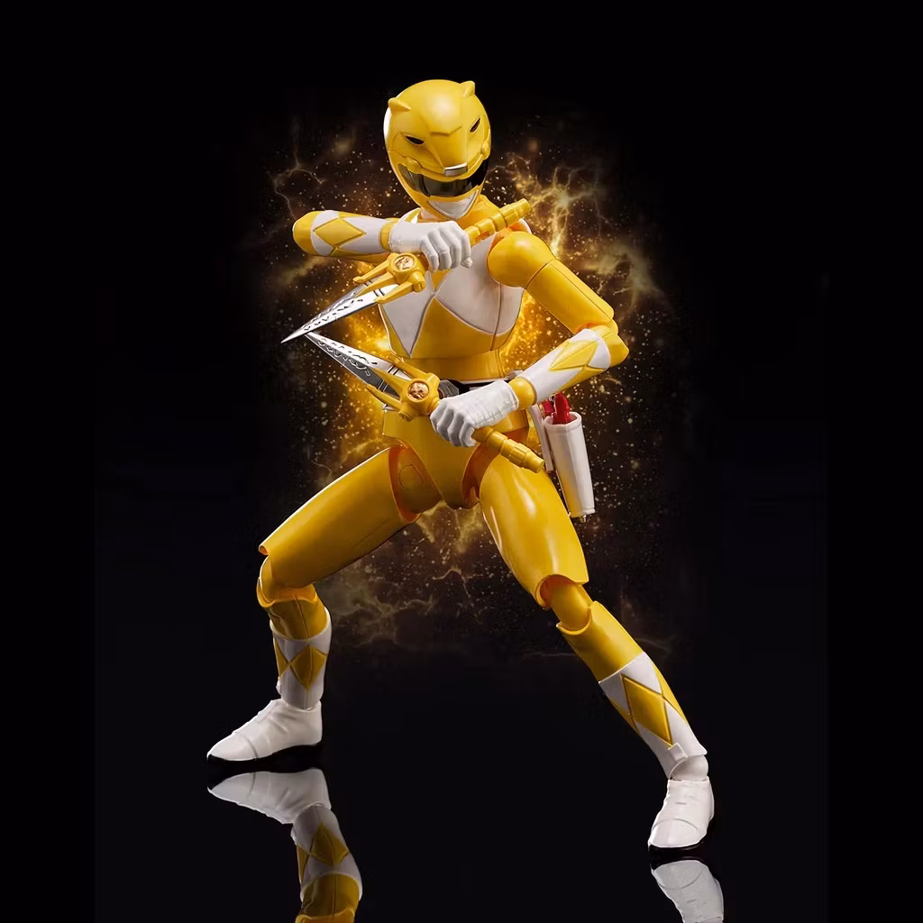 Mighty Morphin Power Rangers Furai Action Yellow Ranger Action Figure