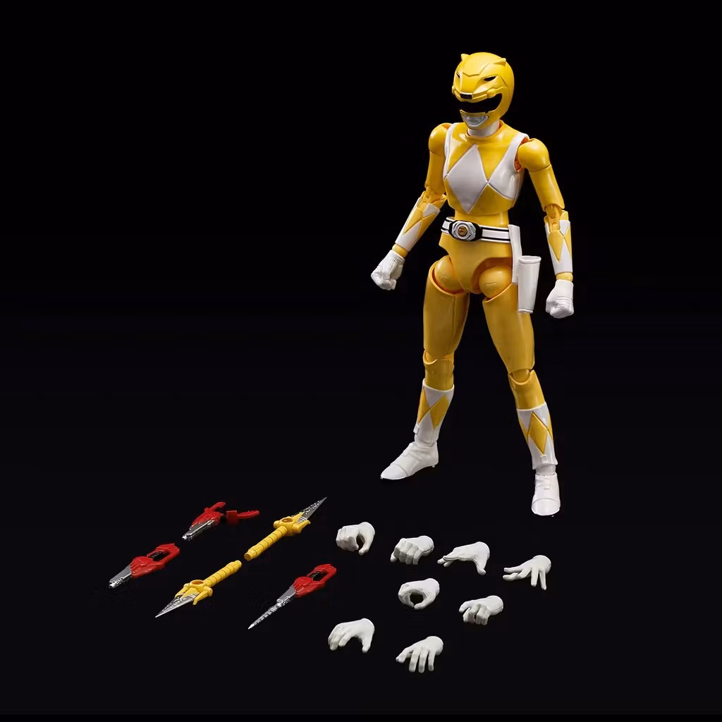 Mighty Morphin Power Rangers Furai Action Yellow Ranger Action Figure