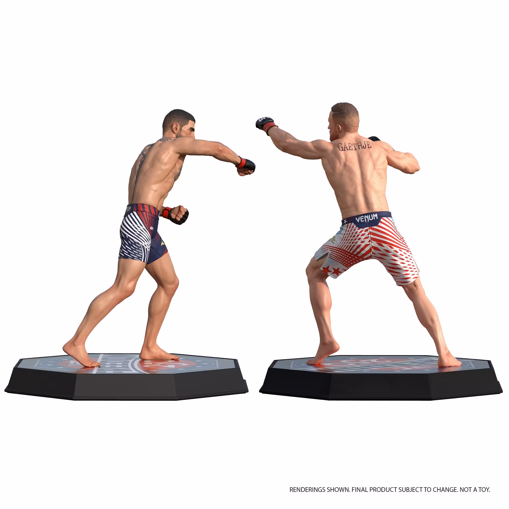 UFC SportsPicks Ilia Topuria & Justin Gaethje (UFC Freedom 250) 7" Posed Figure Two-Pack