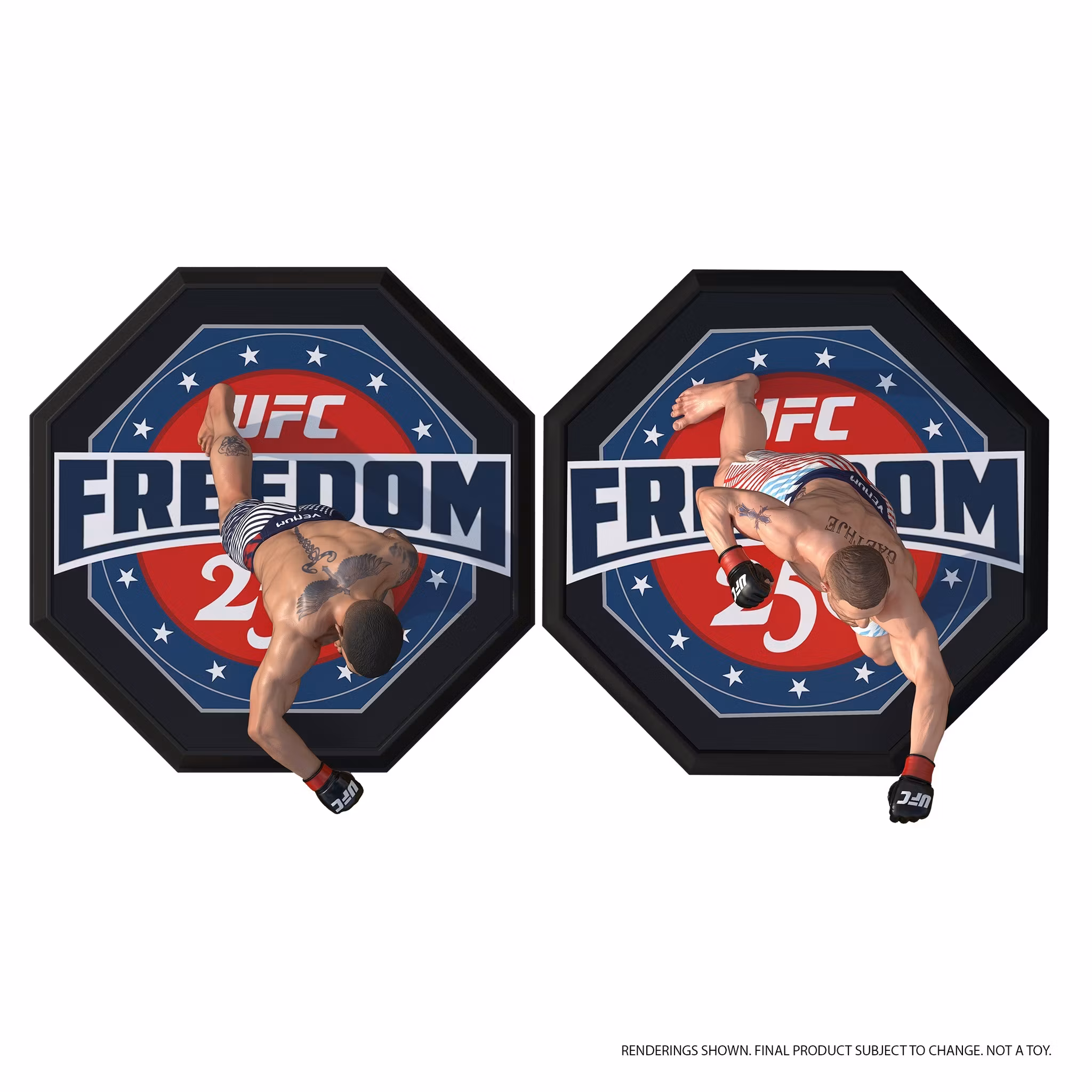 UFC SportsPicks Ilia Topuria & Justin Gaethje (UFC Freedom 250) 7" Posed Figure Two-Pack