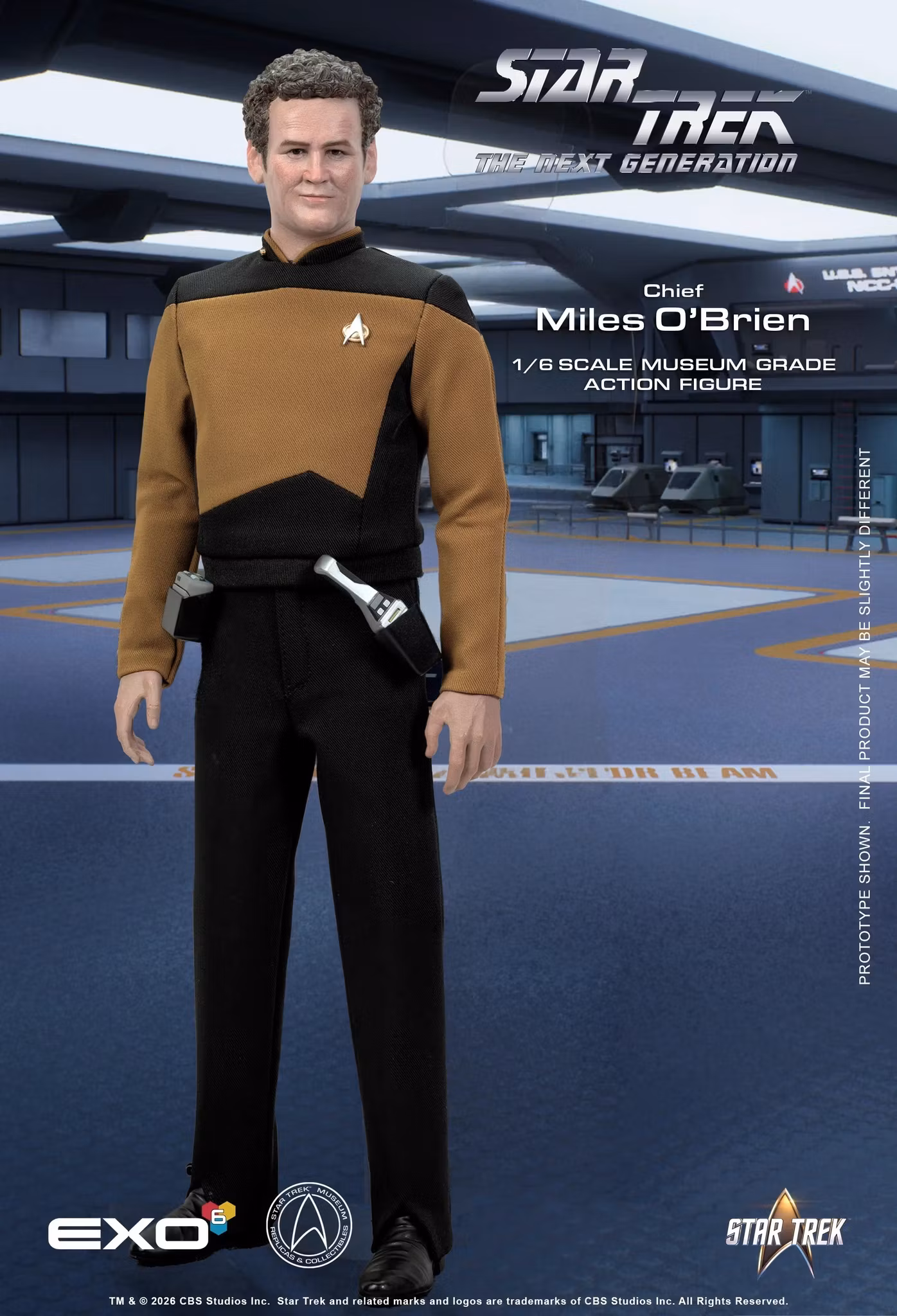 Star Trek: The Next Generation Chief Miles O'Brien (Essential Ver.) 1/6 Scale Action Figure