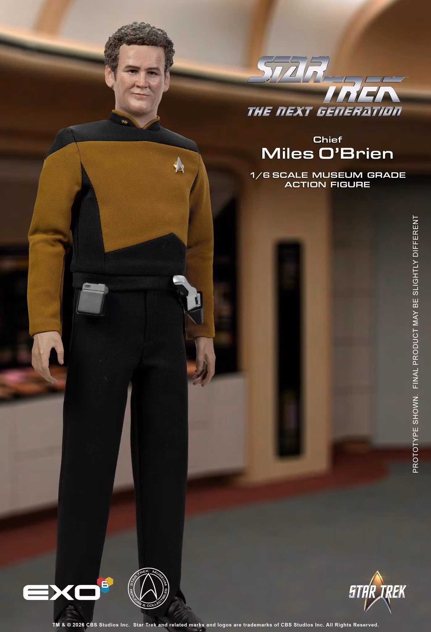 Star Trek: The Next Generation Chief Miles O'Brien (Essential Ver.) 1/6 Scale Action Figure