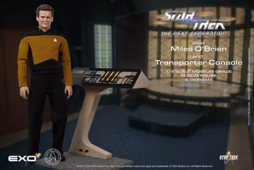 Star Trek: The Next Generation Chief Miles O'Brien & Transporter Console 1/6 Scale Action Figure and Diorama Set