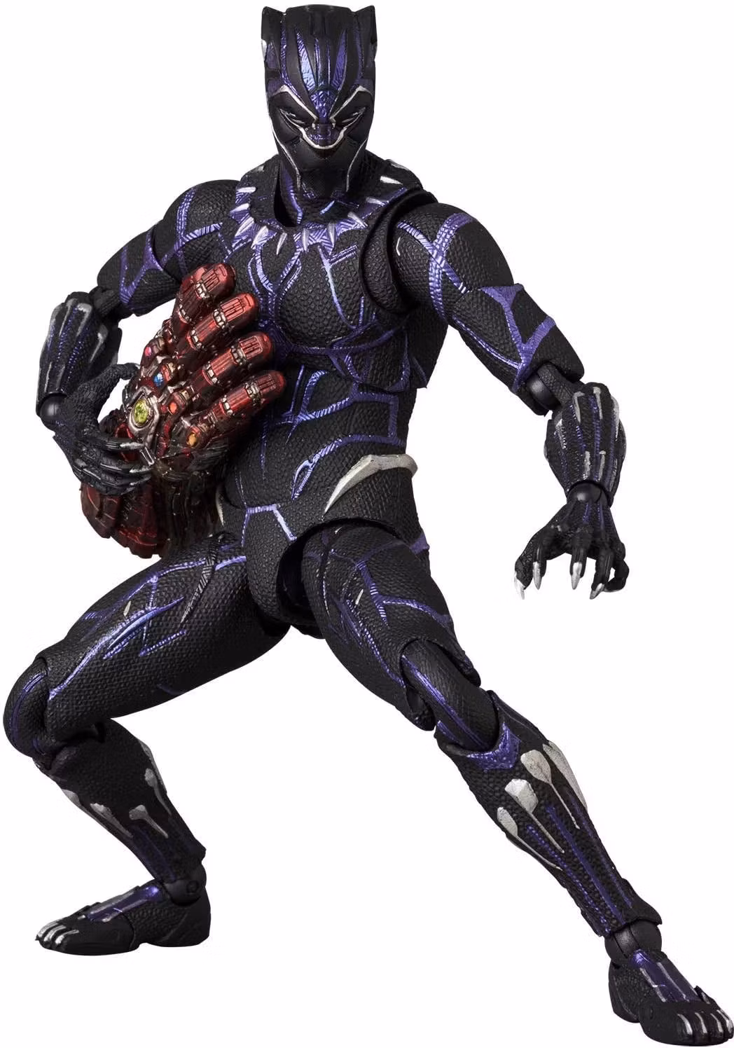 Avengers: Endgame MAFEX No.316 Black Panther (Vibranium Energy Ver.) Action Figure
