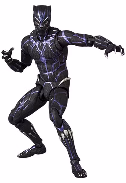 Avengers: Endgame MAFEX No.316 Black Panther (Vibranium Energy Ver.) Action Figure