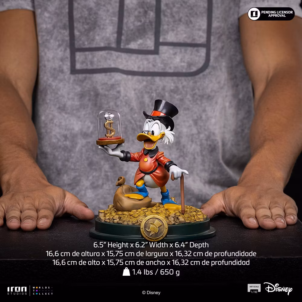 DuckTales Uncle Scrooge McDuck 1/10 Art Scale Statue